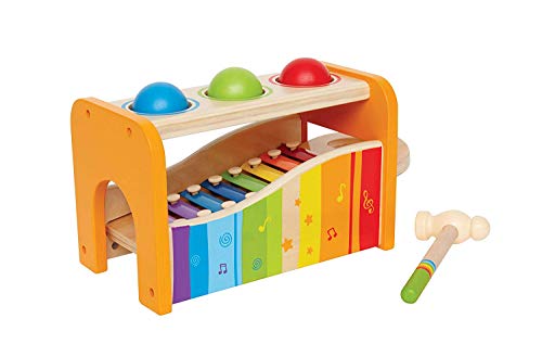 Brinquedo Musical HAPE Madeira (0.25 anos) HAPE - Instrumentos de brinquedo - brinquedo musical, hape madeira, 0.25 anos, bola xilofone, teclado independente