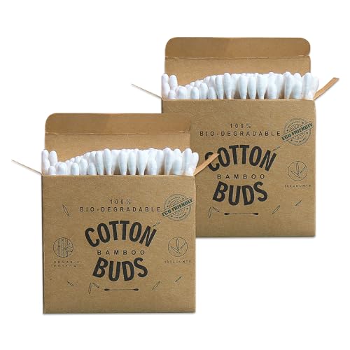 Conjunto de 400 Escovas de Bambu NATURALEZA MEMOFYND - Banho e corpo - 400 escovas, bambu, conjunto