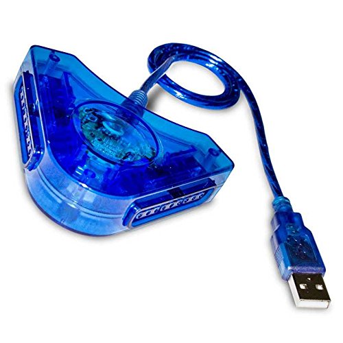 Adaptador de Comando PS1/PS2 para PC USB Dual Ociodual - Computadores - ps1, ps2, usb, dual