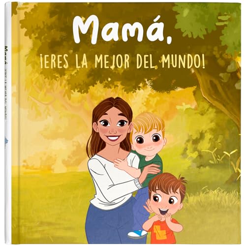 Livro Personalizado Para Mama, Eres La Mejor Del Mundo Etikids - Livros - livro personalizado, mamã, melhor do mundo