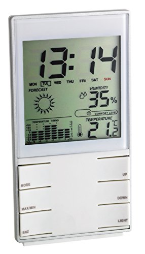Estação Meteorológica Digital TFA-DOSTMANN 35110202 TFA-Dostmann - Equipamento de laboratório - digital, alarme, memória, bateria AAA