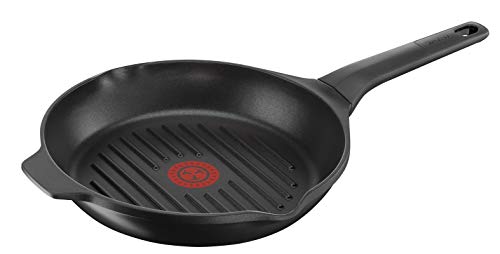 Frigideira Tefal Aroma E21540 para grelhar Redondo Tefal - Chapas e grelhadores - preto, redondo, alumínio