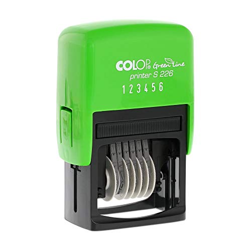 Carimbo de Cera COLOP S226 Verde (22x4mm) Marque generique - Carimbos de borracha de escritório - carimbo, cera, tampa amovível, 22x4mm, adesivos removíveis