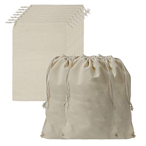 Saco de Algodão Muselina para Guardar Produtos com Cordão BELLEVOUS (30x20cm) BELLE VOUS - Bagagem e bolsas - algodão, muselina, guardar produtos, cordão