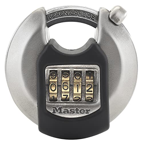 Cadeado MASTER LOCK 4.0 Ellipse (Prateado) Master Lock - Fechaduras e chaves - prateado, aço inoxidável, anel octogonal, combinación programável