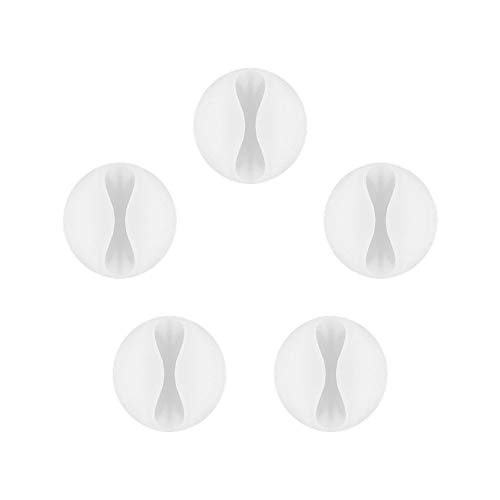 Organizador de Cabos GOOBAY (Branco - 2.5m) Wentronic - Clipes de cabo - branco, 2.5m, organizador de cabos