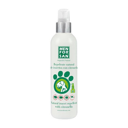 Spray Repelente Insectos MenforSan Citronela Perros 250 Ml MENFORSAN - Roupa - repelente, insetos, citronela, perros