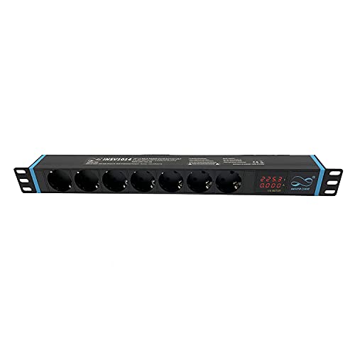 PDU INFITRONIC INSV1014 (7 Tomadas - 1600 W - 1U) Infitronic GmbH - Fios e cabos elétricos - 7 tomadas, 1600 W, 1u