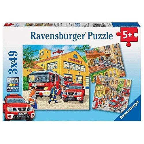 Puzzle 2D RAVENSBURGER Firefighting (Idade Mínima: 5) Ravensburger - Quebra-cabeças de encaixar - puzzle, 2d, firefighting, idade mínima 5