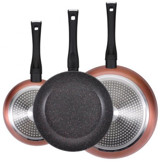 Conjunto de Panelas com Utensílios TEFAL (Alumínio - Preto) San Ignacio - Frigideiras e panelas de fritar - alumínio, preto, panelas, utensílios