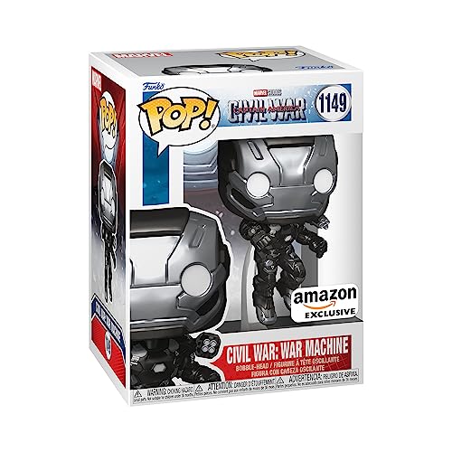 Figura FUNKO POP! Marvel: Civil War - War Machine Funko - Bonecos de ação e brinquedo - figura, funko pop, marvel, civil war, war machine, pvc