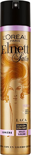 Laca para o Cabelo L'OREAL Paris Elnett Satin (400ml) L'OREAL - Cuidados com o cabelo - 400ml, universal, preto