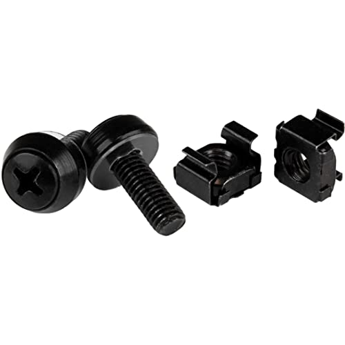 Conjunto de Parafusos e Porcas Gaiola STARTECH.COM CABSCREWM6X12B STARTECH - Parafusos - parafusos, porcas, gaiola