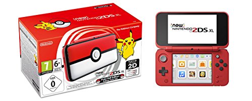 Consola Nintendo 2DS XL Pokémon Edition Branco e Vermelho Nintendo - Consolas de videojogos - nintendo, portátil, 2ds xl, pokémon edition, branco vermelho