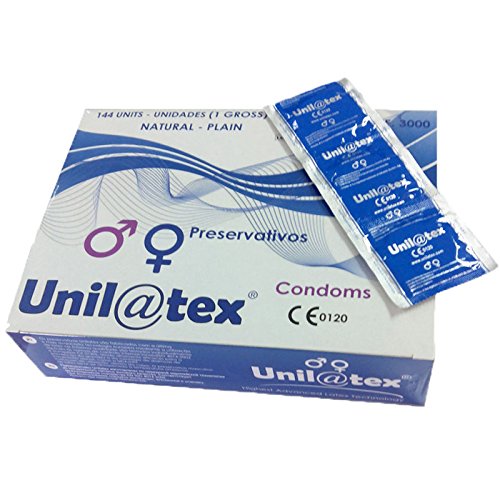 Preservativos UNILATEX Natural (144 un) 144 Unilatex Natural - Cuidados pessoais - natural, 144 unidades