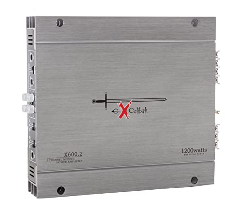 Amplificador Auto EXCALIBUR X600.2 (120W - 2 Canais) Excalibur - Áudio - 120w, 2 canais