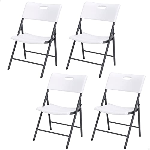 Cadeira de Plástico LIFETIME 92114 (Branco - 4 Un) Lifetime - Móveis de exterior - plástico, branco, 4 unidades