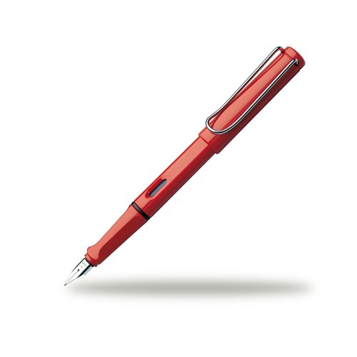 Caneta de Tinta Permanente LAMY Safari Vermelho Lamy - Canetas - caneta, tinta permanente, lamy safari, vermelho