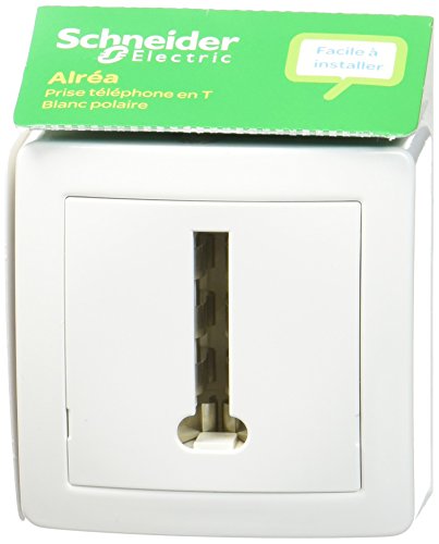 Alrea 8 Plugs With Frame Wall Outlet Conjunto de tomadas e interruptores Schneider Electric - Tomadas de telefone e dados - f tipo, branco, plástico, 8 peças