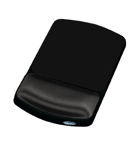 Apoio de Pulso FELLOWES Premium Gel Cinzento Fellowes - Apoio de pulso para teclado e mouse - apoio para pulso, ergonômico, gel, confortável