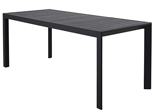 Mesa de Jantar CHICREAT Alumínio (Cinzento) Huitong - Mesas de cozinha e sala de jantar - metal, cinzento, 10 kg, 120 cm