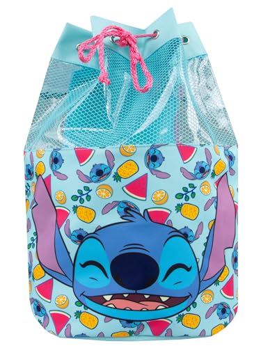 Saco de Natação DISNEY Lilo & Stitch (Tamanho Único) William Lamb - Mochilas - disney, lilo stitch, tamanho único, fundo azul, rosa