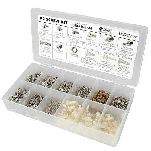 Conjunto de Parafusos, porcas e porções de fixação STARTECH.COM SCREWMNTST STARTECH - Parafusos - parafusos, porcas, fixação