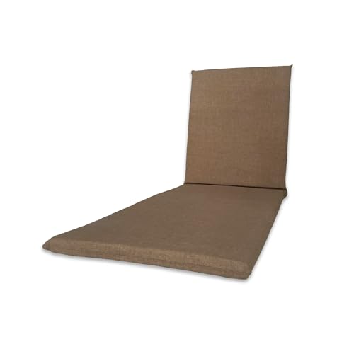 Almofada para Espreguiçadeira LIMA 190X60X4.5 Cm Bege GENERICO - Almofadas - espreguiçadeira, bege, 190x60x4.5 cm