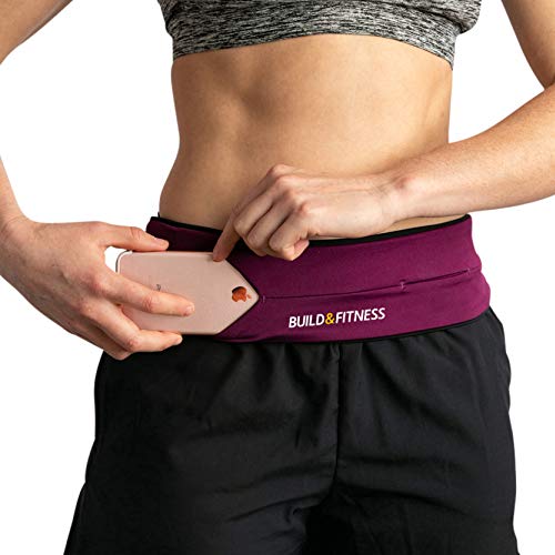 Cinto de Corrida BUILD FITNESS (Preto - 100 cm) Build & Fitness - Acessórios para telemóveis - alta qualidade, confortável, macio, lavável
