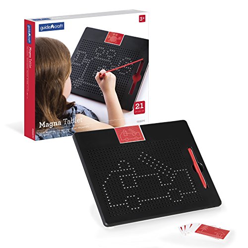 Quadro Magnético para Desenho e Colorir GUIDE CRAFT 2 em 1 Guidecraft - Brinquedos de arte e desenho - quadro magnético, desenho, colorir, guide craft, 2 em 1, peças magnéticas
