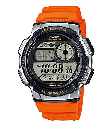 Relógio Digital CASIO Homem (Aço e Poliéster - Preto) Casio - Relógios - digital, homem, aço, poliéster, preto