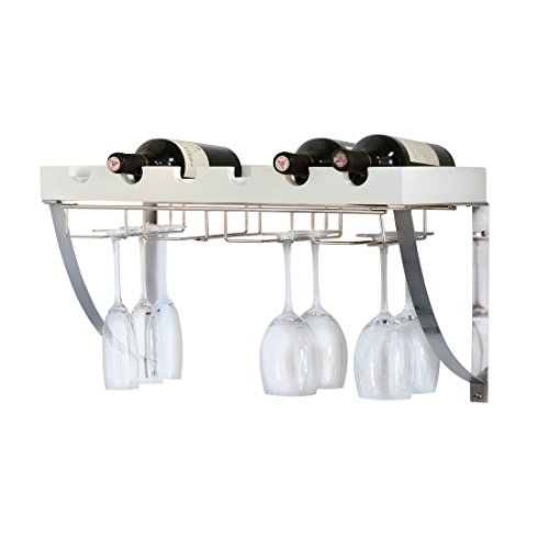 Porta-garrafas de vidro HAKU MÖBEL 44263 (Cinzento) PARIS PRIX - Suportes para vinhos - vidro, cinzento