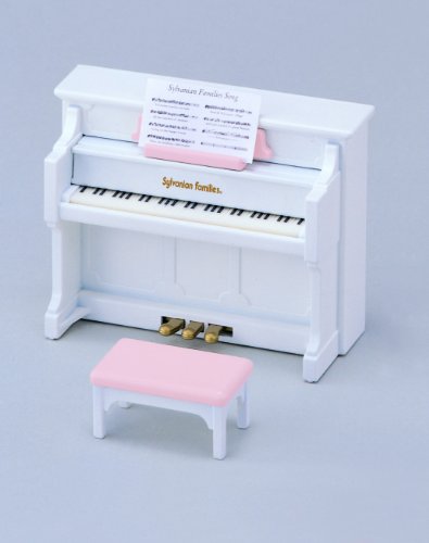 Peluche SYLVANIAN FAMILIES Piano (Tam: 17 cm) SYLVANIAN FAMILIES - Acessórios para bonecas e figuras de ação - piano, cadeira, partitura, madeira coloridos