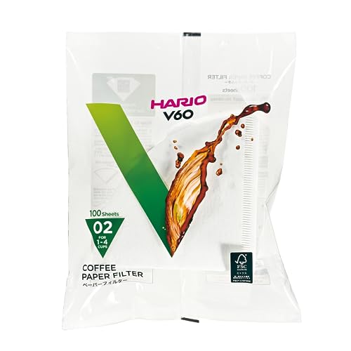 Filtro para Café HARIO VCF-02 (Branco - 2 Unidades) HARIO - Filtros de café - café, plástico, branco, 2 unidades