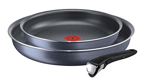 Panelas Tefal Ingenio Elégance 24/28 cm (Acessórios de cozinha) Tefal - Frigideiras e panelas de fritar - antiaderente, alumínio, cinzento, 24/28 cm