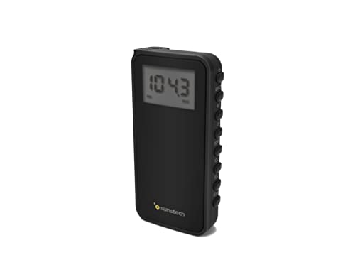 Rádio SUNSTECH Rpd23Bk (Preto - Digital - Pilhas e Corrente Alternada - 90 x 120 x 50 mm) SUNSTECH - Radios - digital, pilhas, corrente alternada, preto