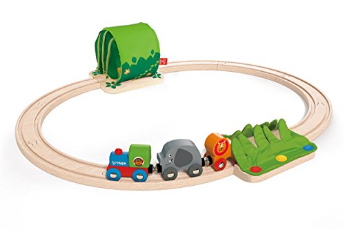 Pista de Comboios Hape 01.0013 (Idade Mínima Recomendada: 4 anos) HAPE - Brinquedos - pista, comboios, locomotiva, carruagens, animais