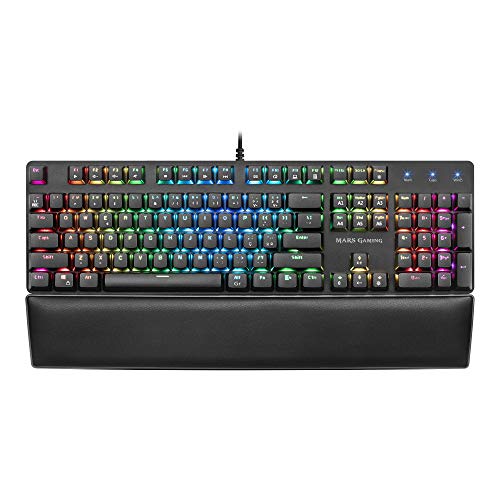 Teclado Gaming Mars Gaming MK5SP Azul (Acessório Informática e Tel.) Mars Gaming - Teclados - gaming, azul, acessorio informatica