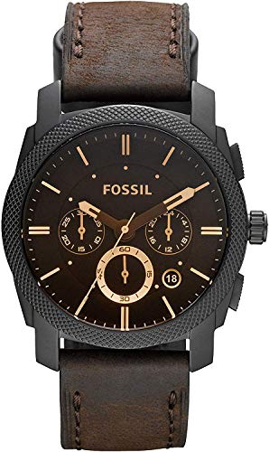 Relógio FOSSEL FS4656 (Castanho, Prateado) Fossil - Relógios - castanho, prateado, inox, retroiluminado