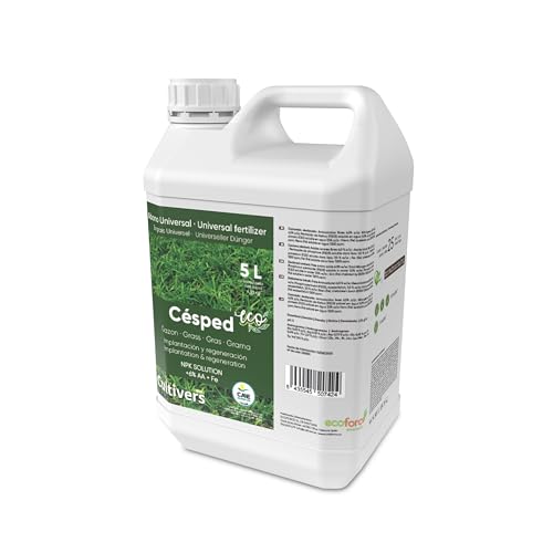 Fertilizante para Gramas Ecológico 5L Cultivers Ecoforce - Adubos - ecológico, gramas, fertilizante