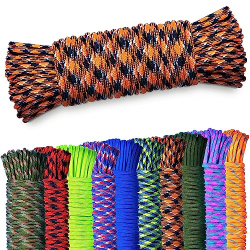 Corda AMZOUTDOOR 550 Paracord Cord 4Mm 7Heads Nucleus Outdoor Camping AMZoutdoor® - Fibras para artesanato - corda, paracord, nylon, multi cor