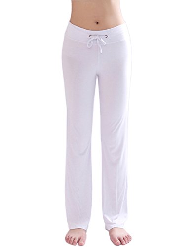 Calças para Mulher HOEREV DOUX Modal Branco (XXL) Hoerev - Calças - modal, branco, xxl