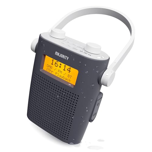 Rádio Majority Eversden Dab/Dab+ White Branco Majority - Áudio - rádio, dab/dab+, 15 horas, entrada auxiliar, indicador LED