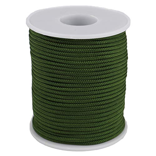 Fita para Pulseira 2Mm 98Ft Verde Army McFanBe - Fibras para artesanato - fita, pulseira, 2mm, 98ft, verde, army