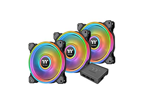Ventoinha THERMALTAKE Riing Quad 12 RGB Thermaltake - Peças de refrigeração de sistema de computador - ventoinha, thermaltake, riing quad 12 rgb