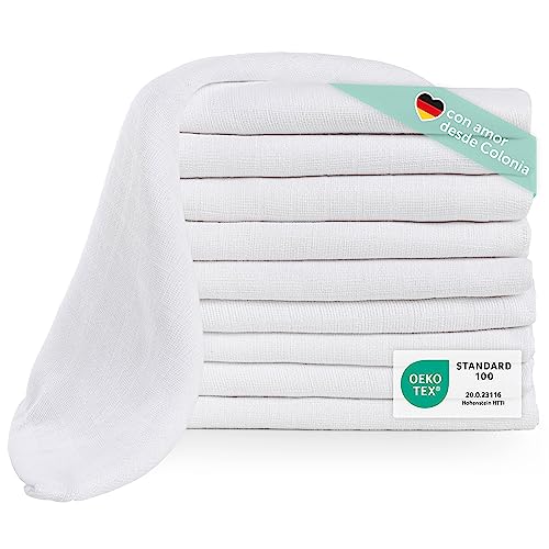 Laleni Algodão 70X70Cm 10 Unidades (Recondicionado Como Novo) Everbrent - Toalhas - 70x70 cm, 10 unidades, algodão, musselina