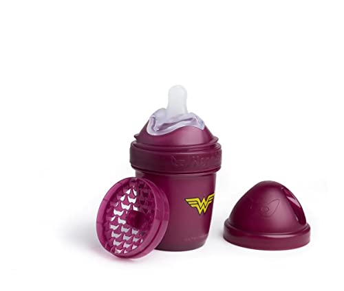 Herobility Dc Wonder Woman Biberão de Feto Duplo Anti-Colic Herobility - Biberões - herobility, wonder woman, biberão duplo, anti-colic, bebés