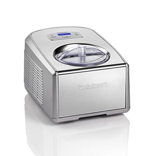 Cuisinart Geladeira e Gofreiro Ice-100Bcu CUISINART - Máquinas de fazer gelados - 1,5 L, 2 páginas mistura, conservação gelo, gelado sorbetes