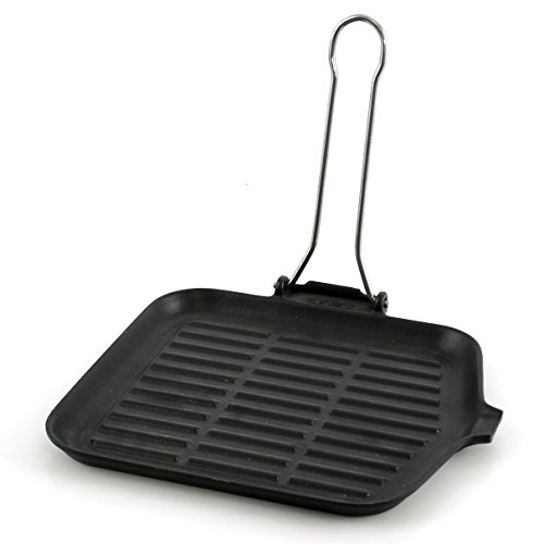 Frigideira de Carne DIETELLA 24 x 24 cm (Aço Inoxidável - Preto) Ilsa - Chapas e grelhadores - aço inoxidável, preto, 24x24cm