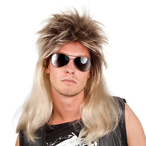 Peruca DISFRAZZES Mullet (Tam: Tamanho Único) Boland - Perucas - mullet, tamanho único, 80s, halloween